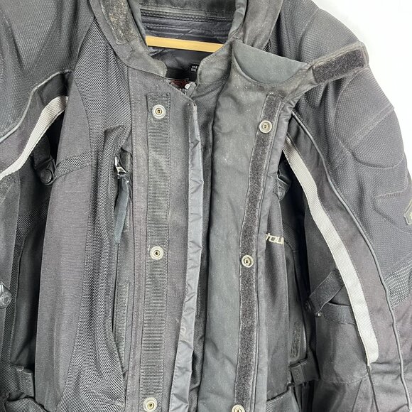 Tourmaster Mens Black Epic Transition Motorcycle Jacket Sz XXL - Picture 12 of 16